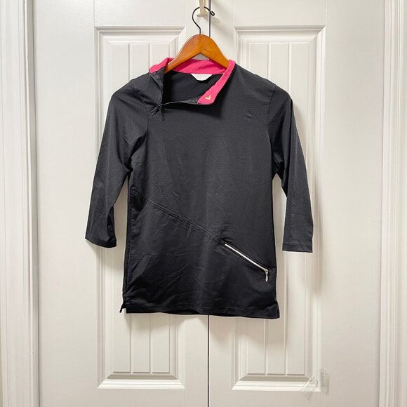 Callaway 3/4 Sleeve Black Pullover - S - Picture 1 of 14